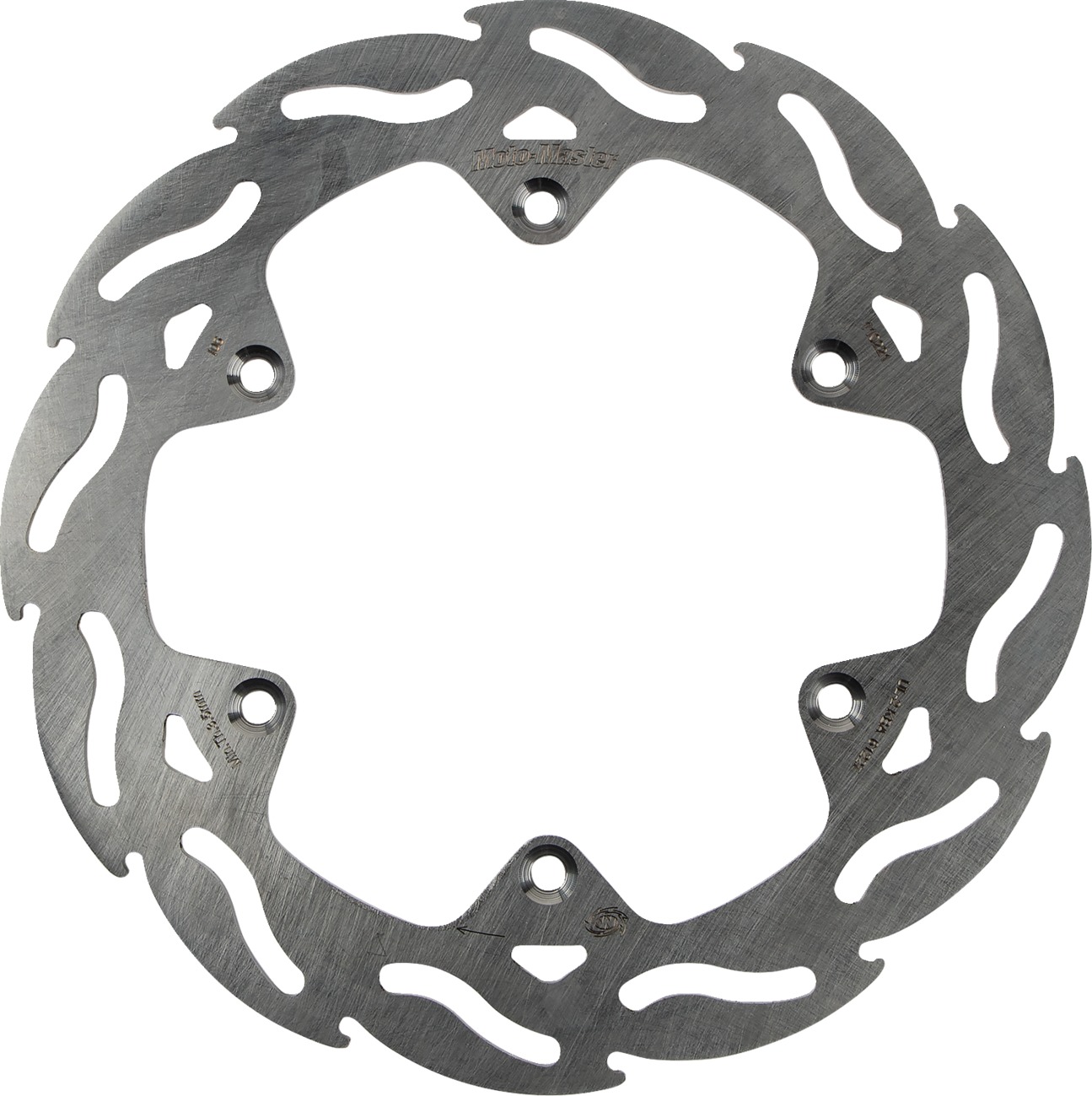 Moto-Master Flame Rear Brake Rotor 220mm For Suzuki DR-Z400/Kawasaki KLX400 - Rear brake rotor 220mm For Suzuki DR-Z400, KLX400 - Click Image to Close