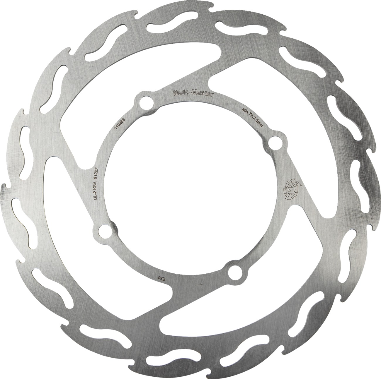Moto-Master Flame Front Brake Rotor Kawasaki KLX KX 125 250F 450F - Front brake rotor for Kawasaki KLX/KX For 2007-2020 - Click Image to Close