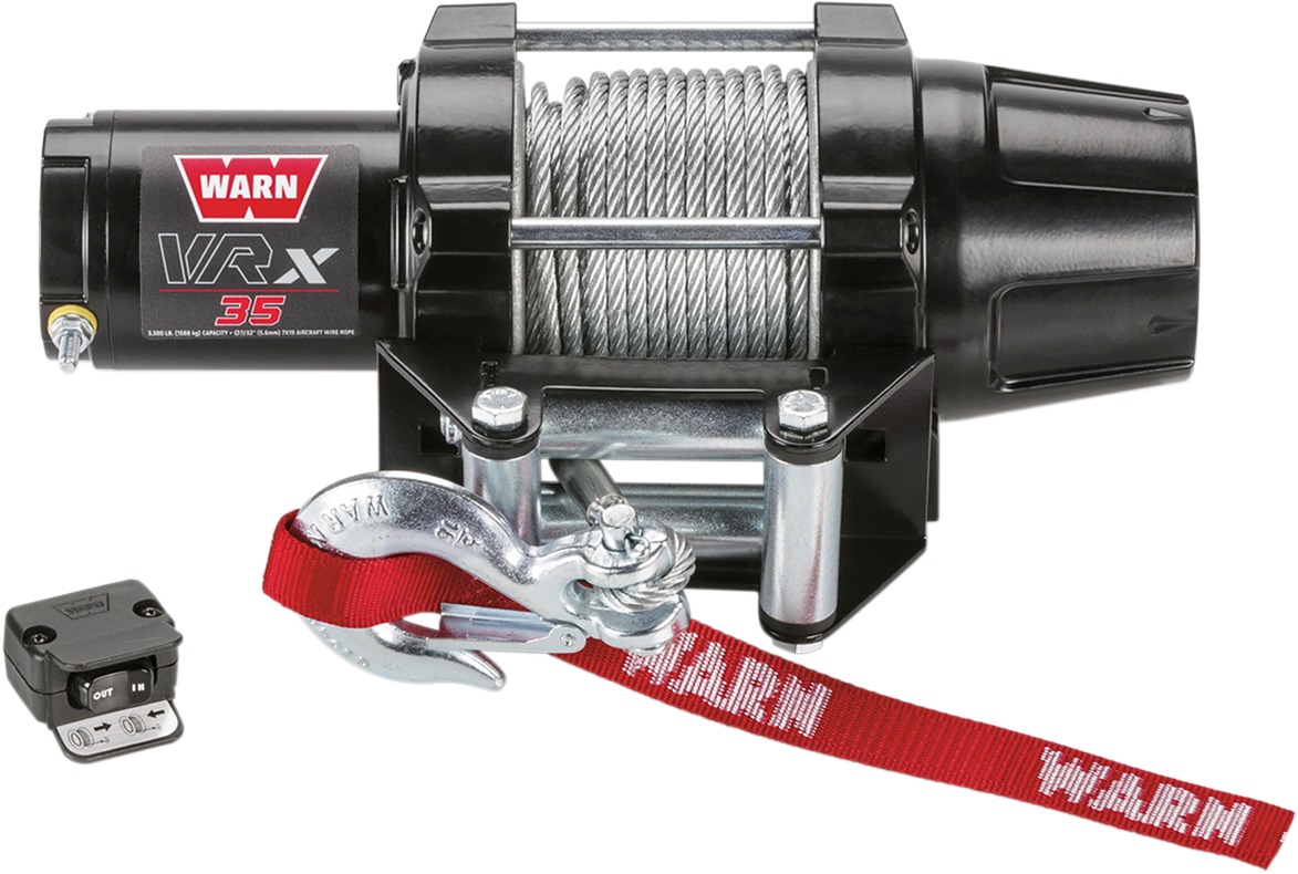 WARN VRX 3500 Wire Rope Winch â€“ 3500 lb Capacity - Click Image to Close