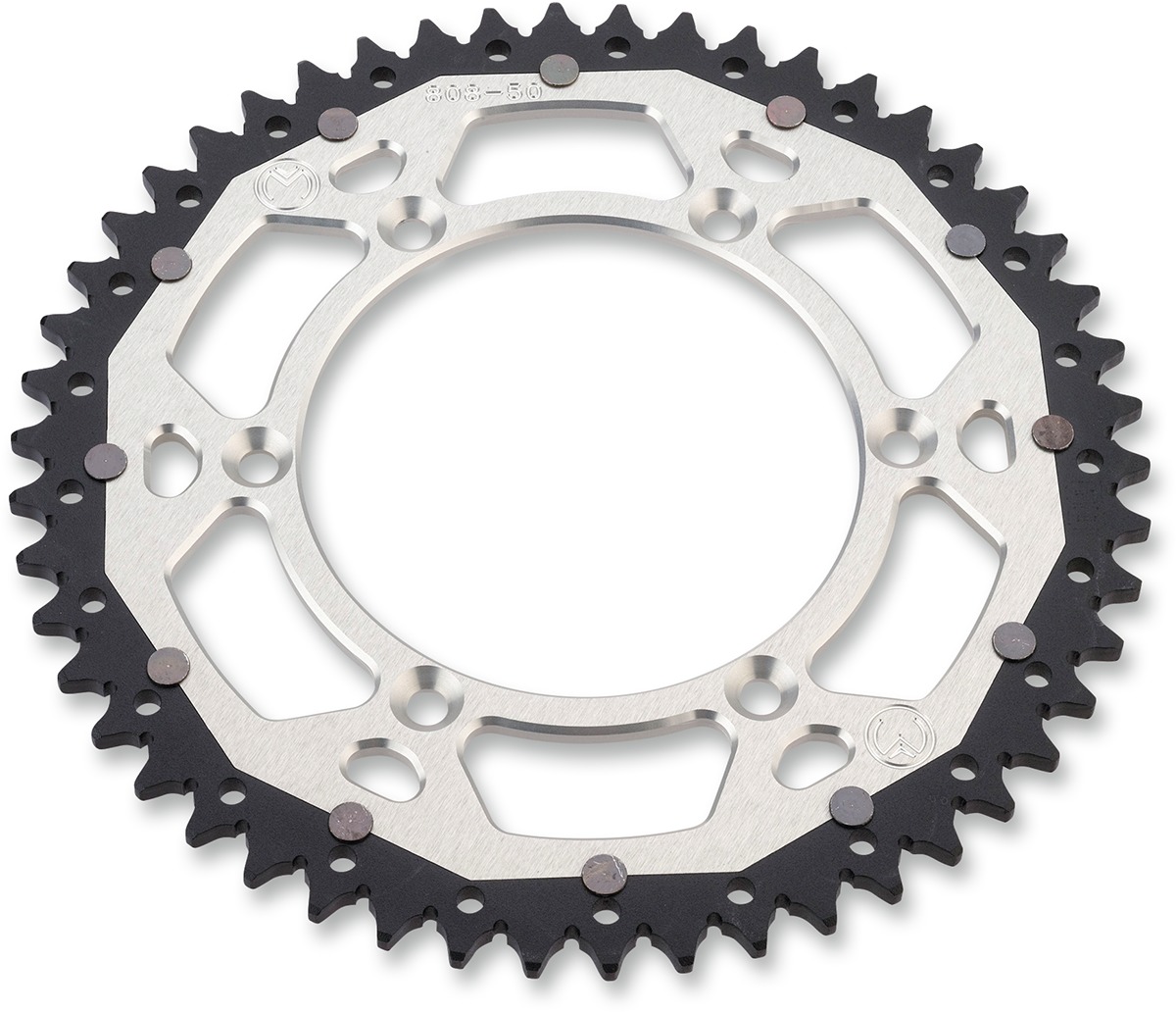 48T Silver Dual Metal Rear Sprocket - For 84-20 Honda CR CRF XR - Click Image to Close