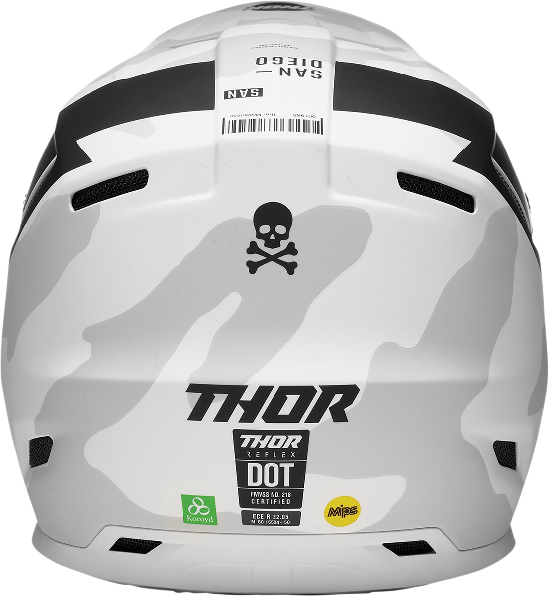 Reflex MIPS Helmet X-Small - Cast White/Black - Click Image to Close