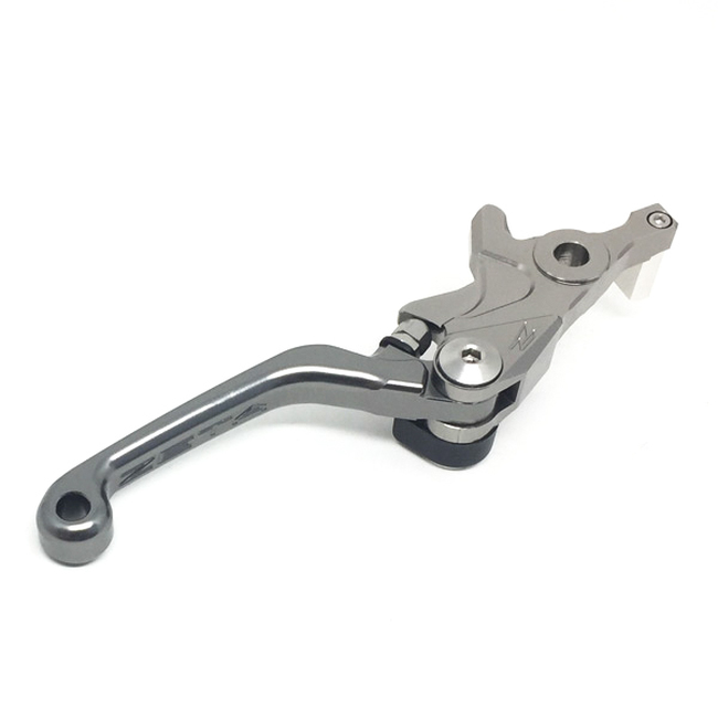 Zeta Pivot CP CNC Brake Lever Shorty Gray Fits CRF250L CBR250 Grom KLX Ninja 250 - Click Image to Close