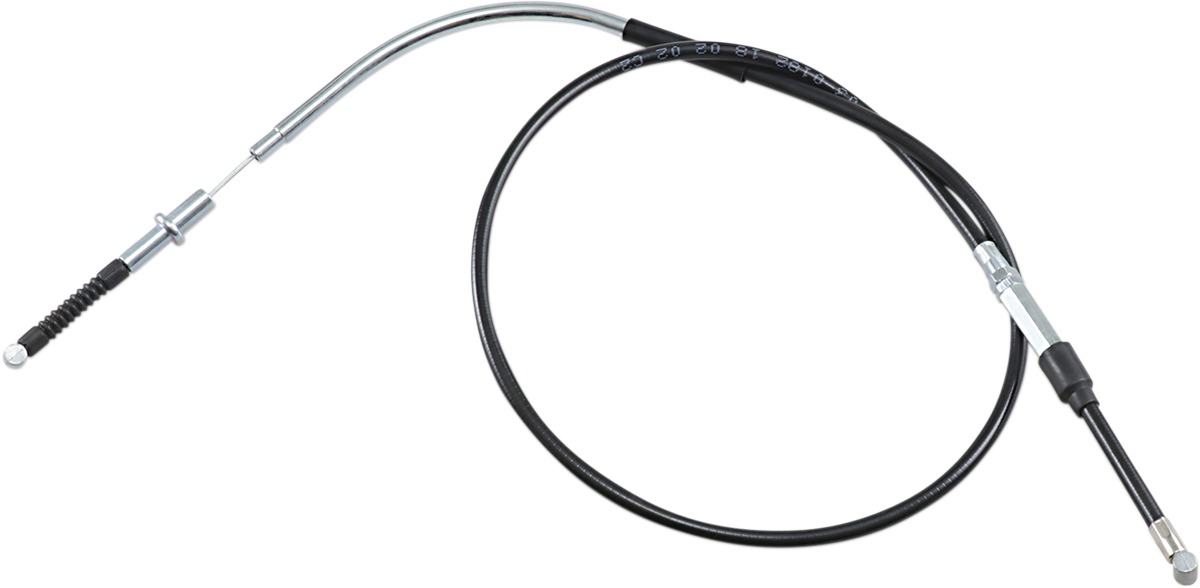 Black Vinyl Clutch Cable - Kawasaki KX2500/500 KDX250 - Click Image to Close