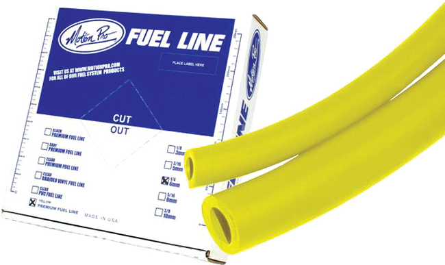 Low Permeation Premium Fuel Line Yellow 5/16" (8mm) x 25' (7.6m) - Click Image to Close