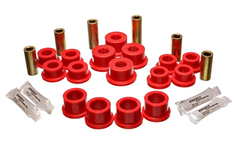 Energy Suspension Red Rear Control Arm Bushings Fits 04-07 Mazda RX-8 - Click Image to Close