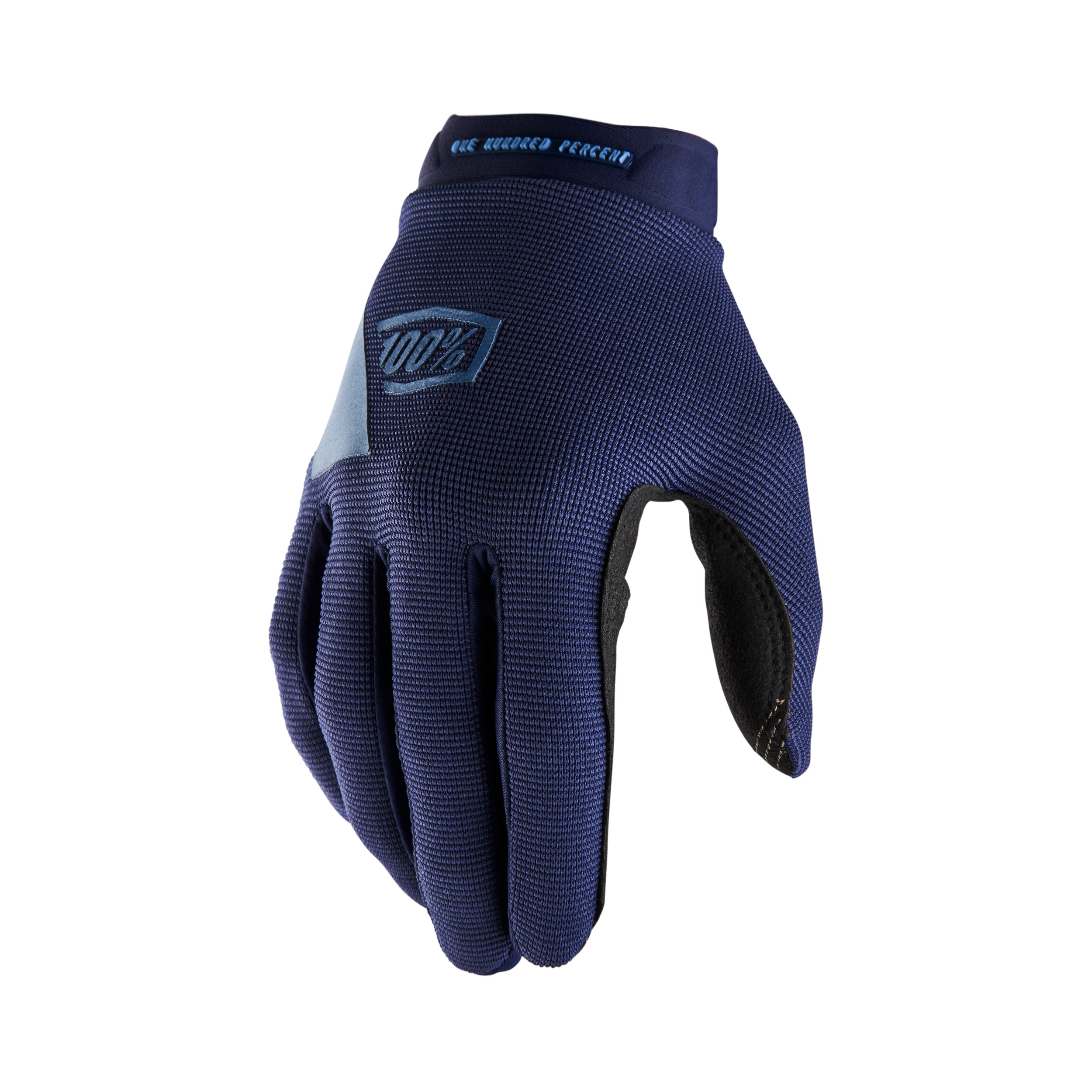 100 Percent Ridecamp Gloves Navy/Slate Blue Large - Durable offroad gloves, Navy/Slate Blue, Large - Click Image to Close