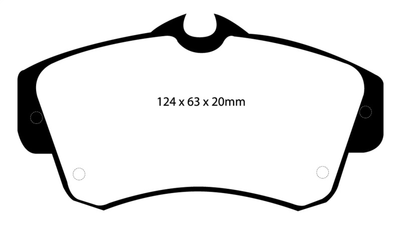 Redstuff Front Brake Pads - For 00-11 Chrysler PT Cruiser 2.4 - Click Image to Close