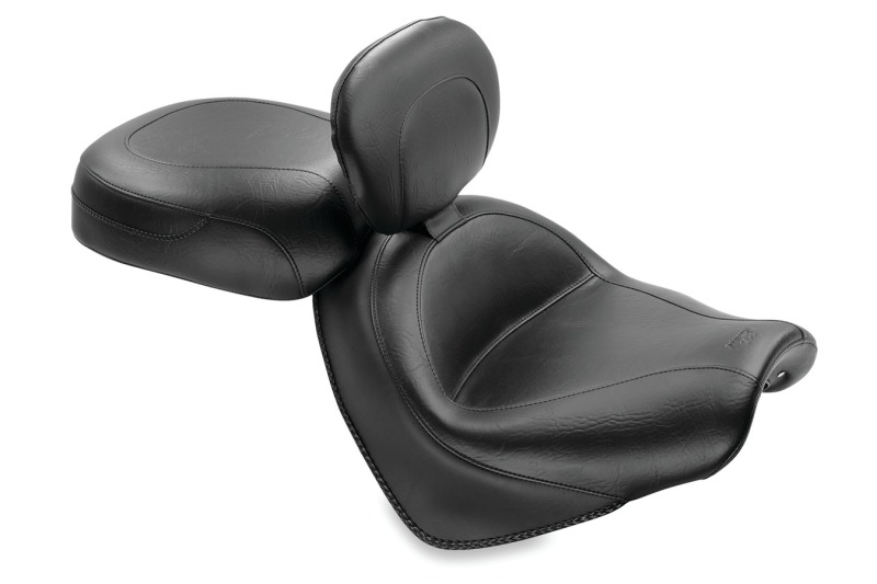 Mustang Wide Vintage Seat Black For 04-09 Honda VTX1300C - Click Image to Close