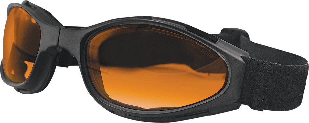 Crossfire Goggles Black W/Amber Lens - Click Image to Close