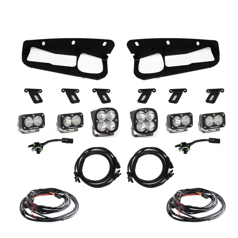 Baja Designs Fog Pocket Kit Fits 2021+ Ford Bronco - Click Image to Close