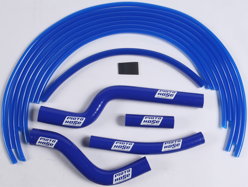 Silicone Hose Kit Blue - For 07-09 Yamaha YZ250F - Click Image to Close