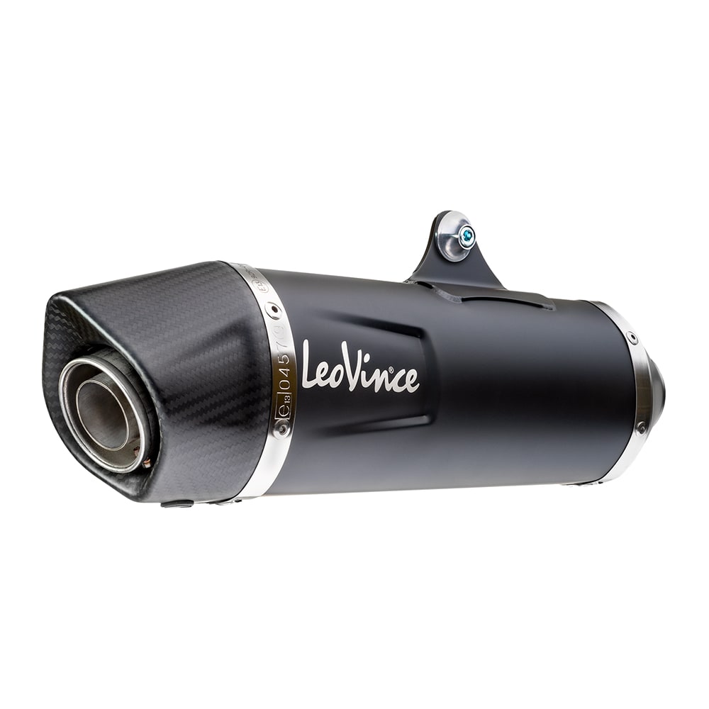 Leo Vince Nero Slip-On Exhaust Muffler Black Fits 17-19 Suzuki SV650/X - Click Image to Close