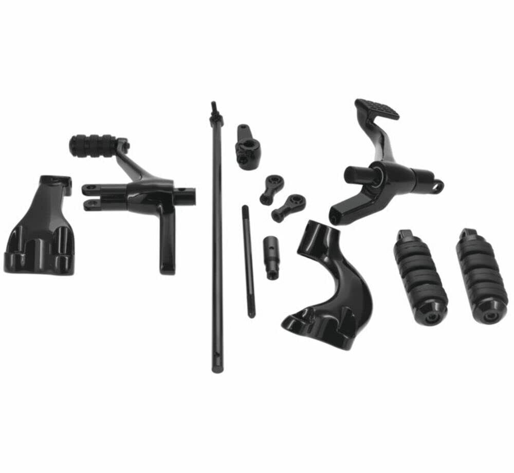 Biker's Choice Black Forward Control Kit For HD Sportser - Click Image to Close