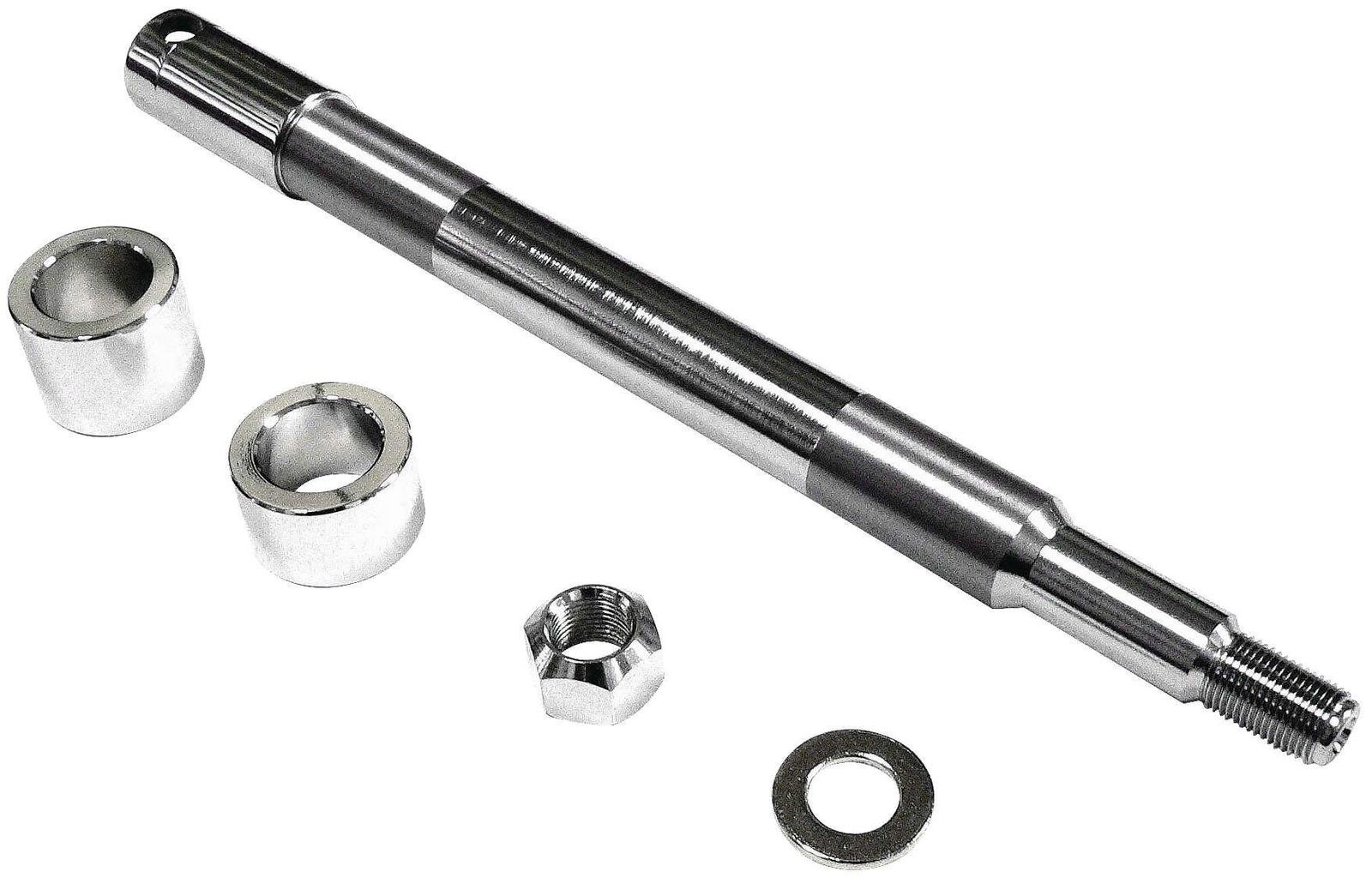 Biker's Choice Front Axle with Hardware, Replaces # 43000001 - Click Image to Close