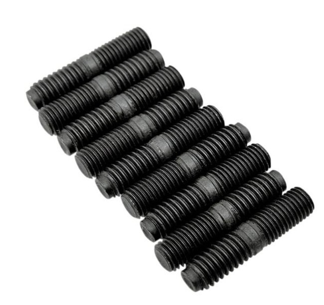 Gardner-Westcott Exhaust Stud Kit 10 Pack For Harley Big Twins & XL - 5/16"-18 x 5/16"-24 - 1.9" Long - Click Image to Close