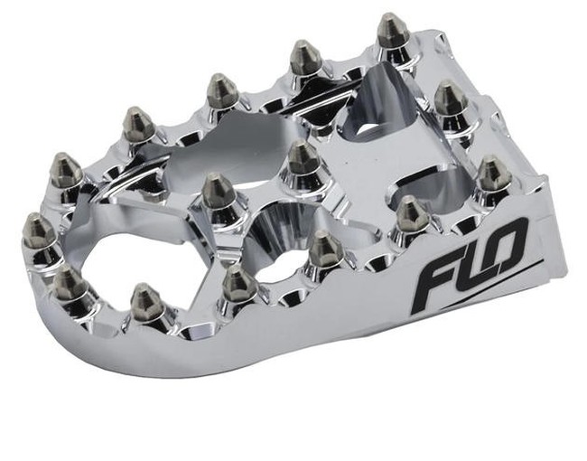 FLO Motorsports Touring Brake Pedal Tip Chrome For Harley Touring - Chrome brake pedal tip For Harley Touring models - Click Image to Close
