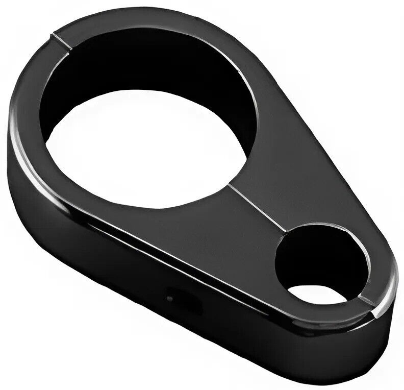 Biker's Choice Black 1-1/4in Clutch Cable Clamp - Click Image to Close