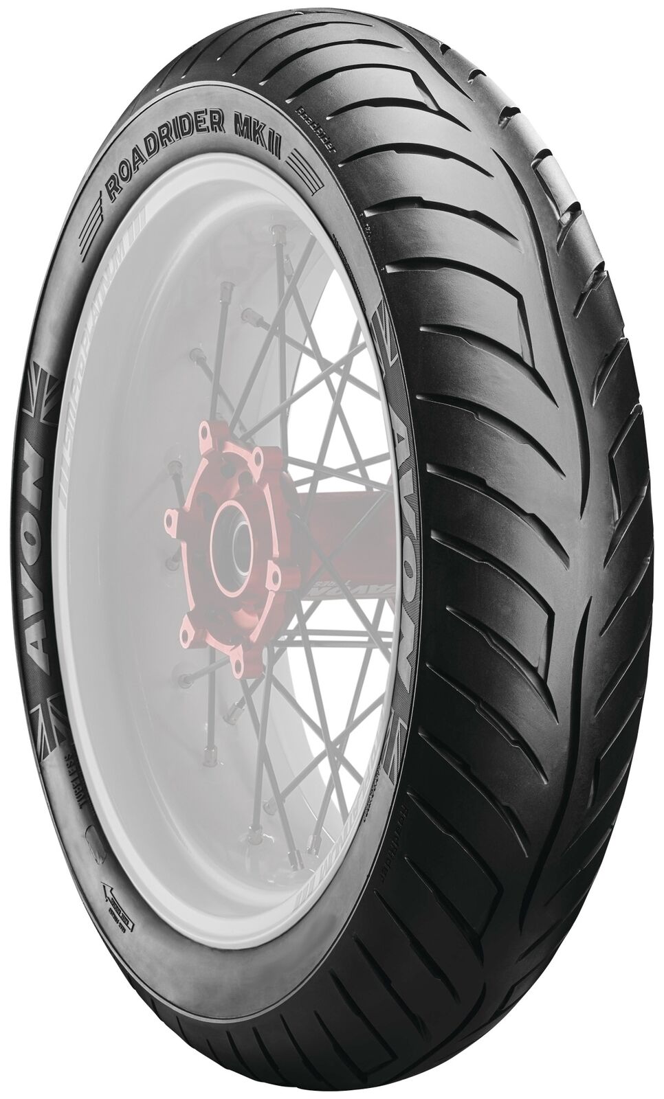 Avon Roadrider MKII Rear Tire 130/90V16 73V TL - Click Image to Close