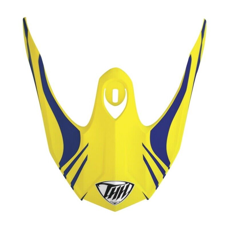 THH Helmets T730X Twister Visor Yellow/Blue A/Y - Click Image to Close
