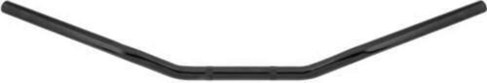 Bikemaster 1in European Handlebars Black - BikeMaster - Click Image to Close