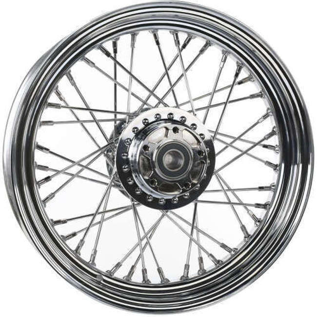 Biker's Choice 40-Spoke Front/Rear Wheel 16x3.0 Chrome - Click Image to Close