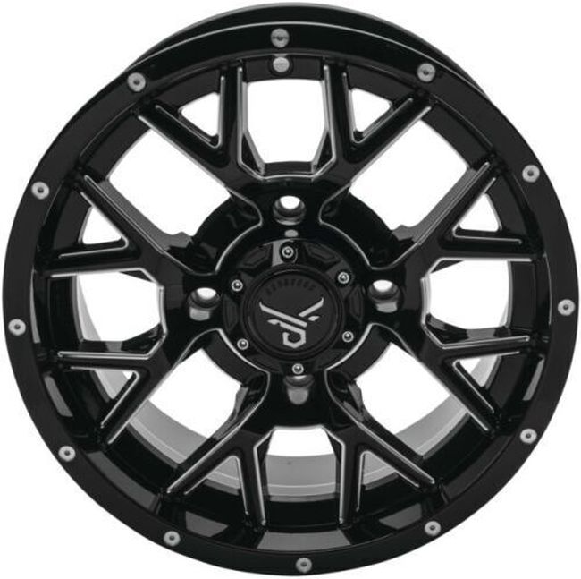 QuadBoss Barbwire 14X7 - 5+2 - 4/110 - Milled - Click Image to Close