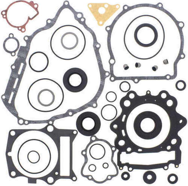 QuadBoss Complete Gasket Set with Oil Seals Fits 08-13 YFM700 Grizzly 4x4 - Click Image to Close