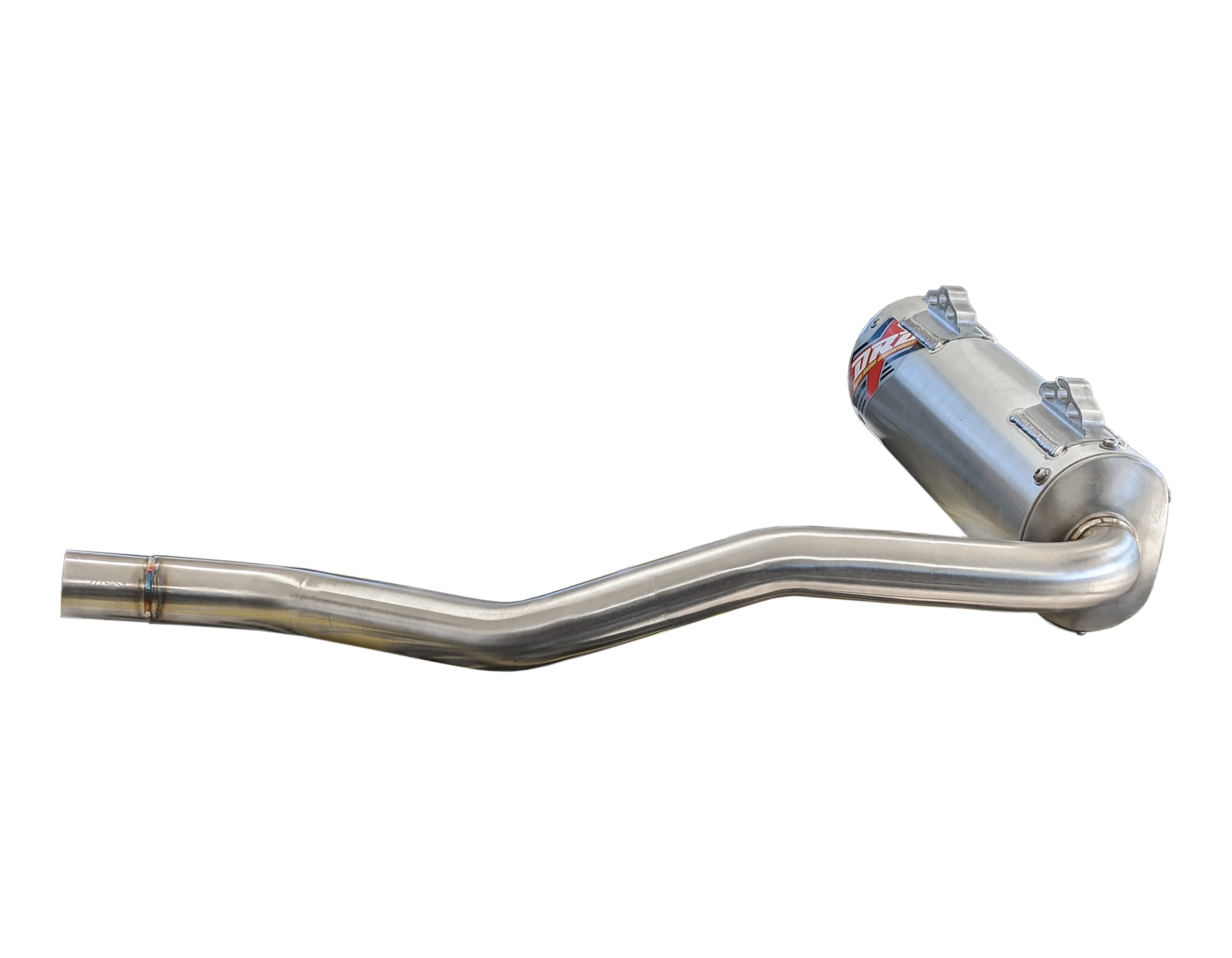 Stainless Steel & Aluminum Slip On Exhaust w/ Spark Arrestor - For 03-14 Honda Rincon 650 & 680 - Click Image to Close