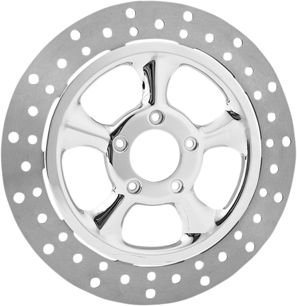 Nitro Floating Front Brake Rotor 330mm Chrome - Click Image to Close