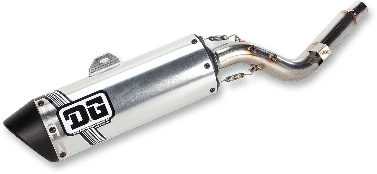 V2 Slip On Exhaust Muffler - For 90-02 Yamaha TW200 - Click Image to Close