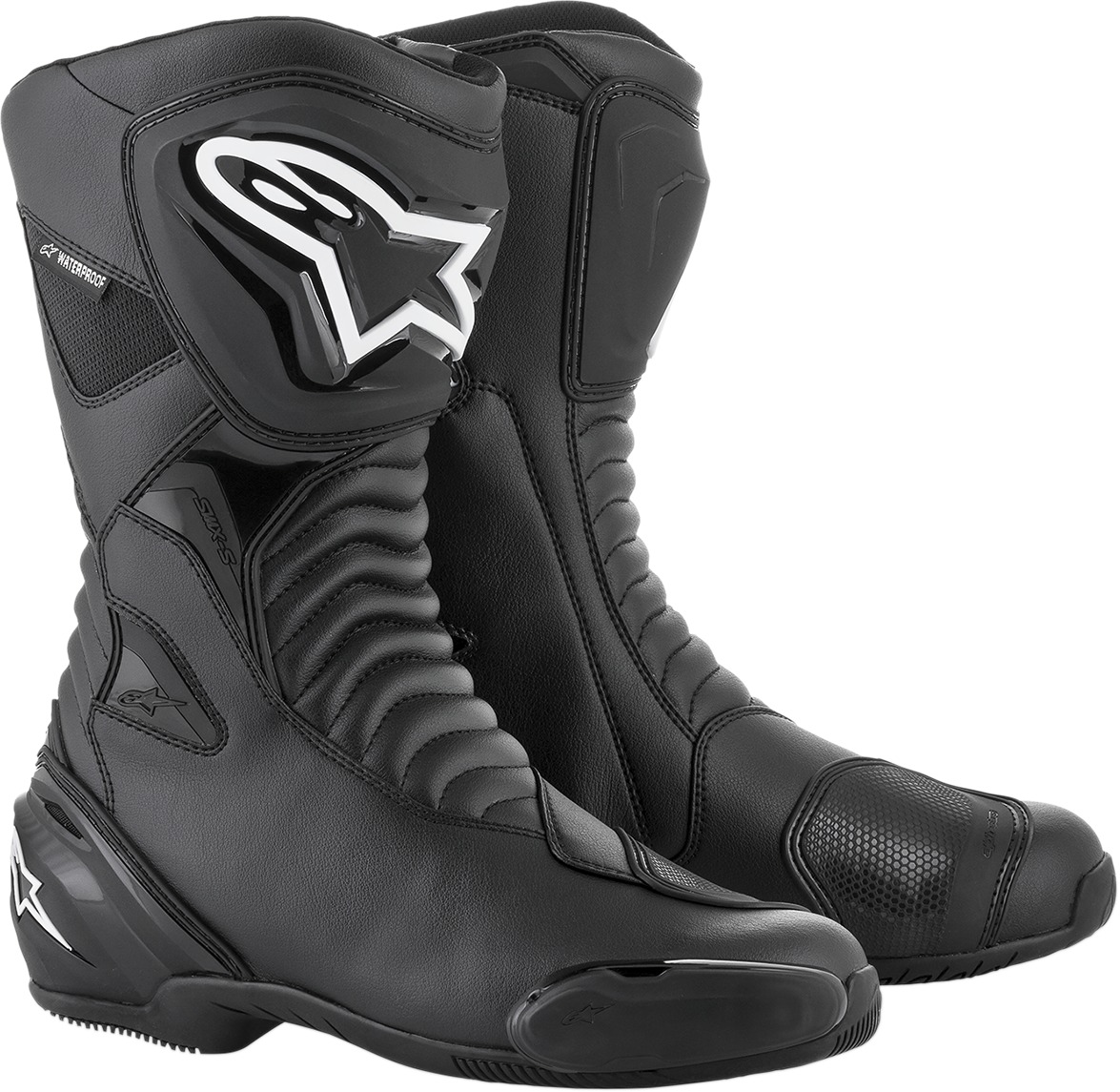 SMX-S Waterproof Street Riding Boots Black US 13.5 - Click Image to Close