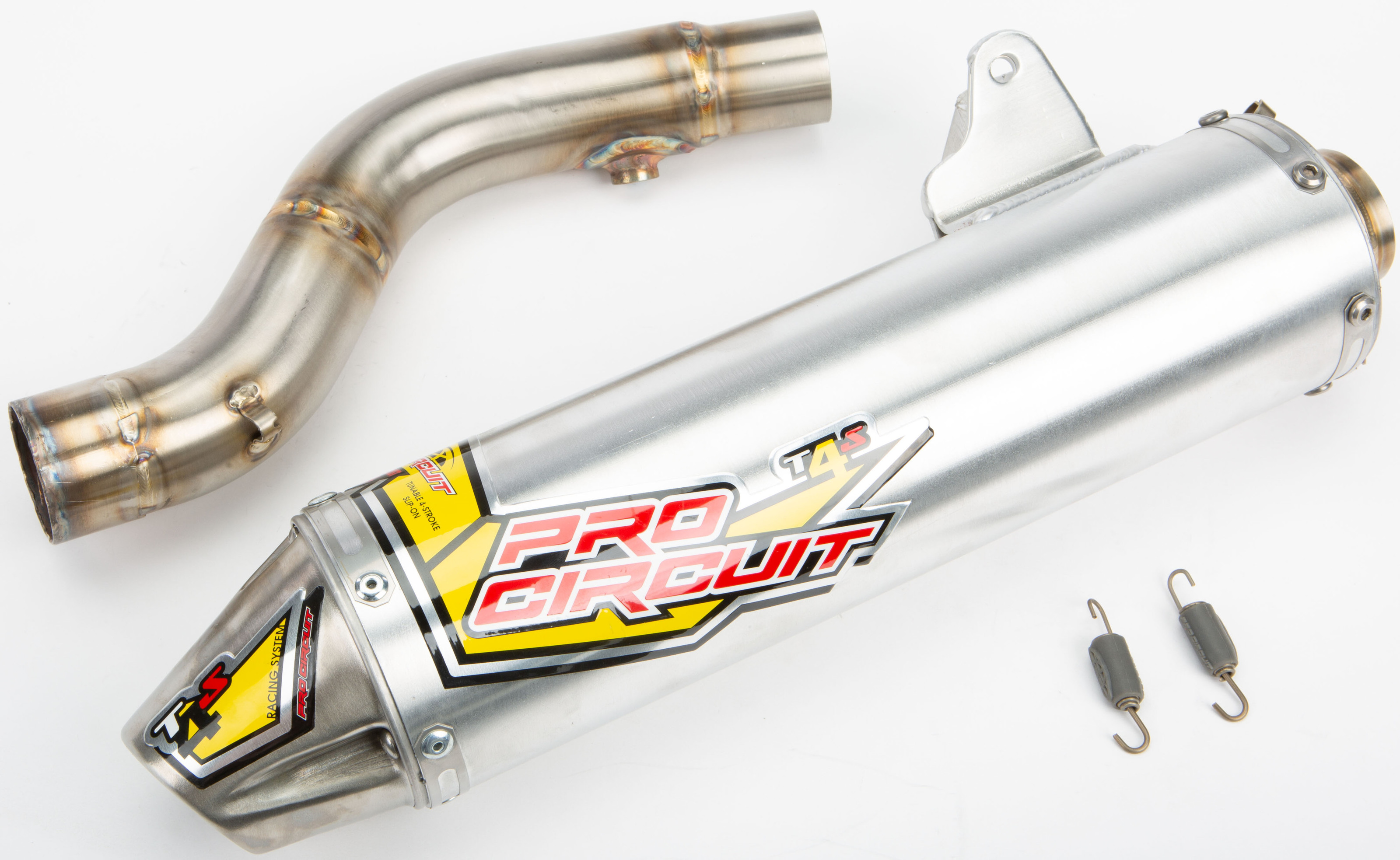T-4 Aluminum Slip On Exhaust Muffler - For 93-23 Honda XR650L & 85-87, 91-00 Honda XR600R - Click Image to Close