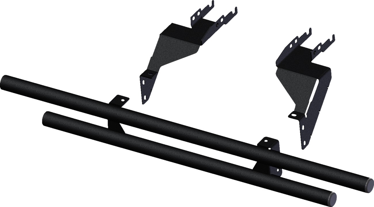 KFI Double Tube Rear Bumper Black Fits 16-20 Polaris General XP/4 - Click Image to Close