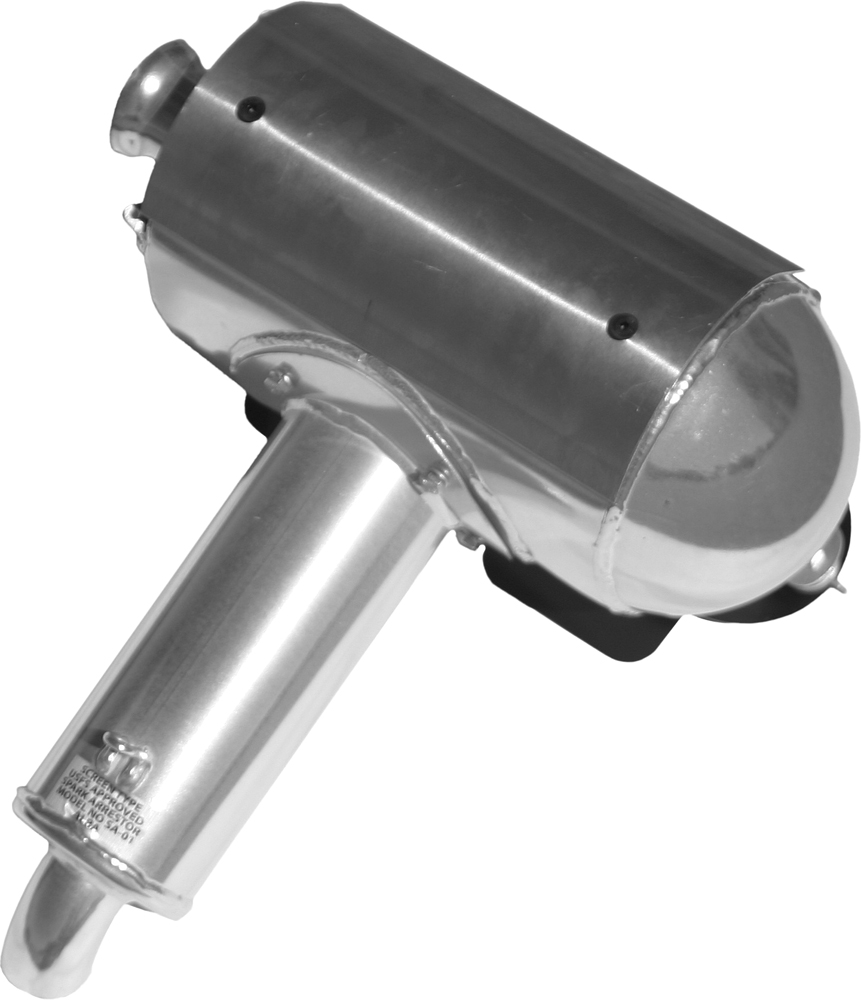 Super Silent Slip On Exhaust Muffler - For 09-14 RZR/4/S 800 - Click Image to Close