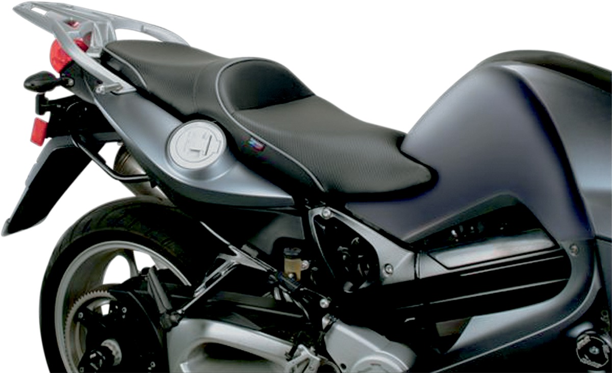 World Sport Performance Plain CarbonFX Vinyl Solo Seat - For BMW F800 - Click Image to Close