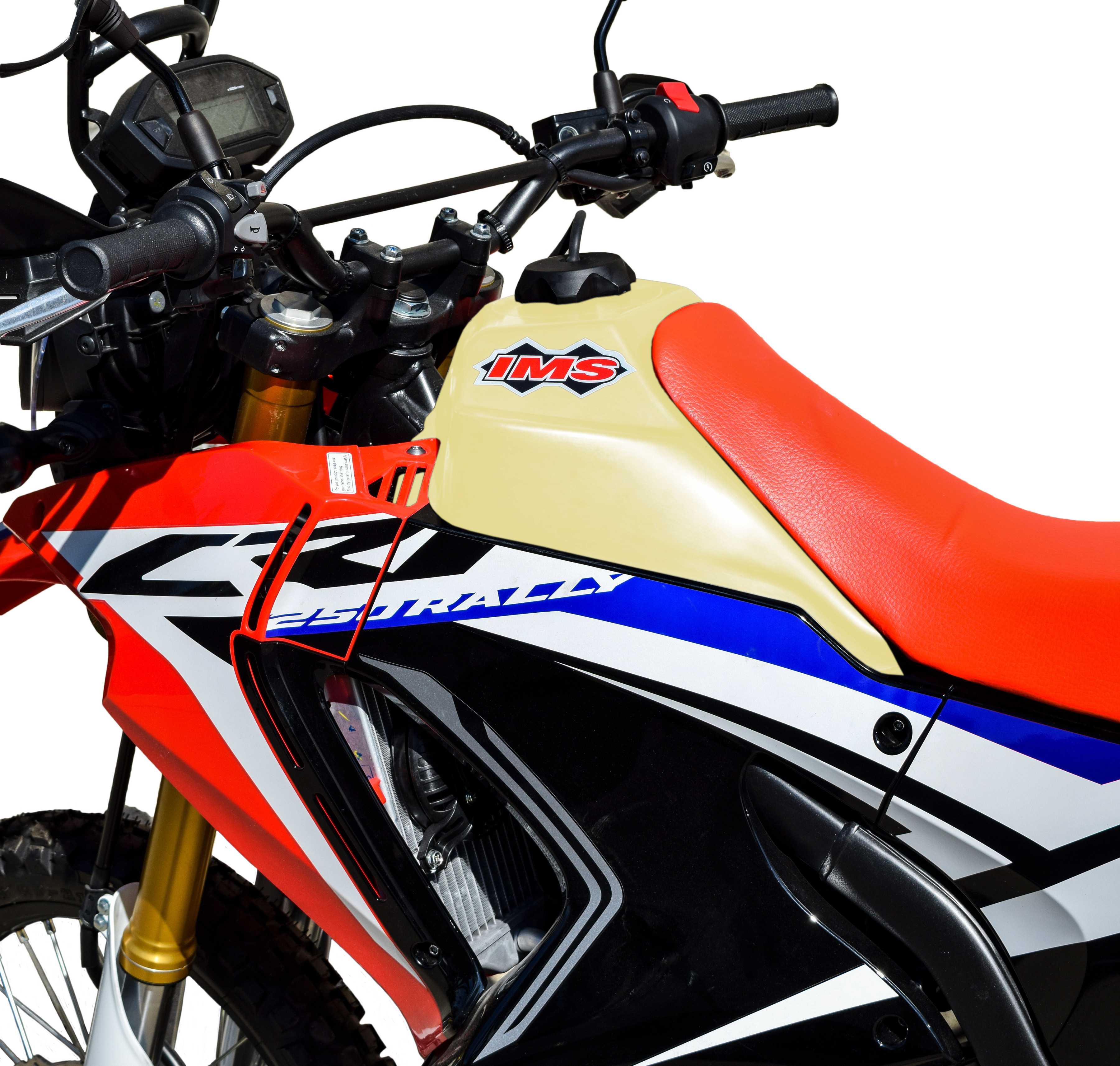 Large Capacity Fuel Tank 3.5 Gallon Natural - For 17-19 CRF250L Rally - Click Image to Close