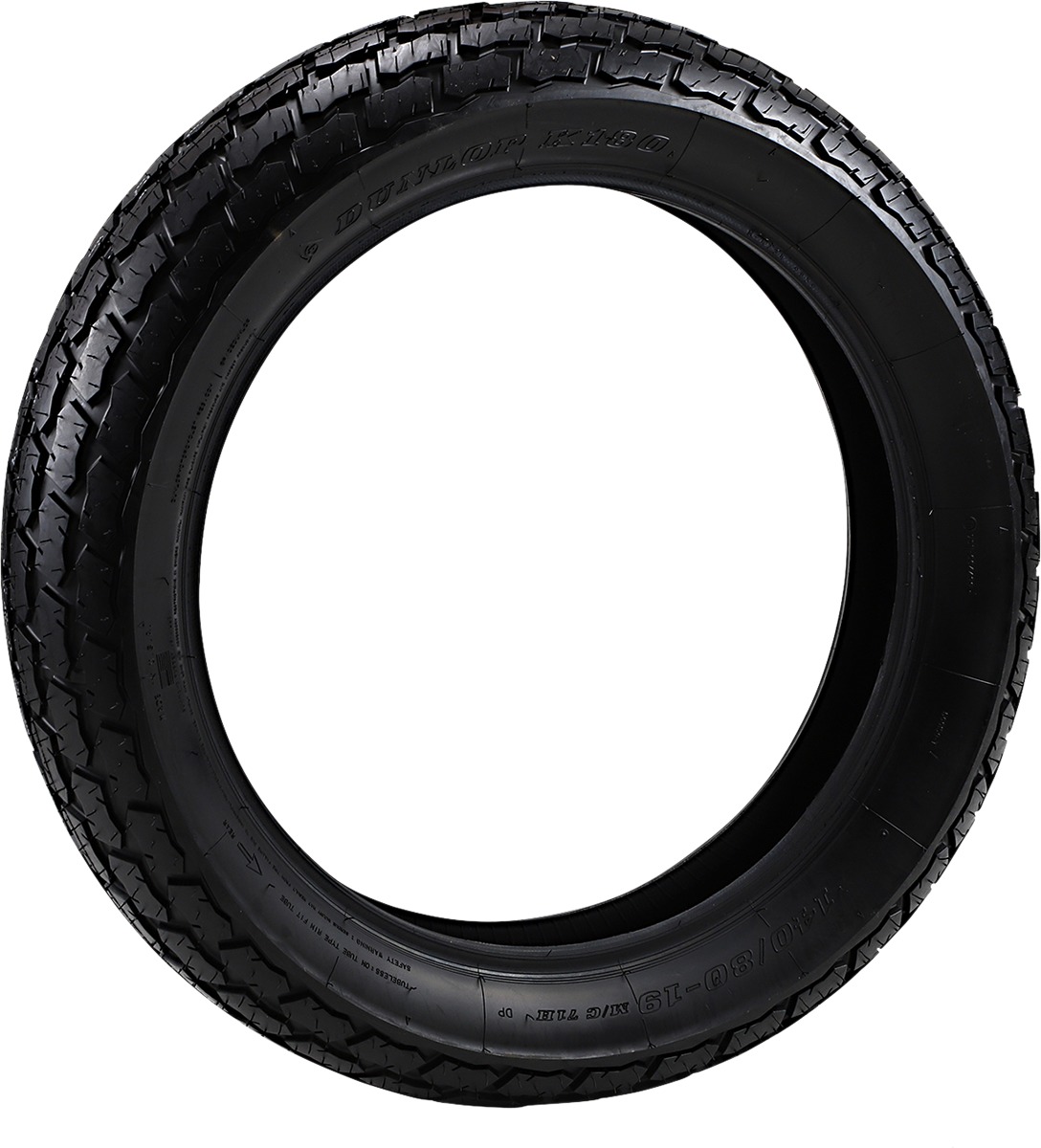 K180 Bias Front Tire 130/80-19 Tube Type - Click Image to Close