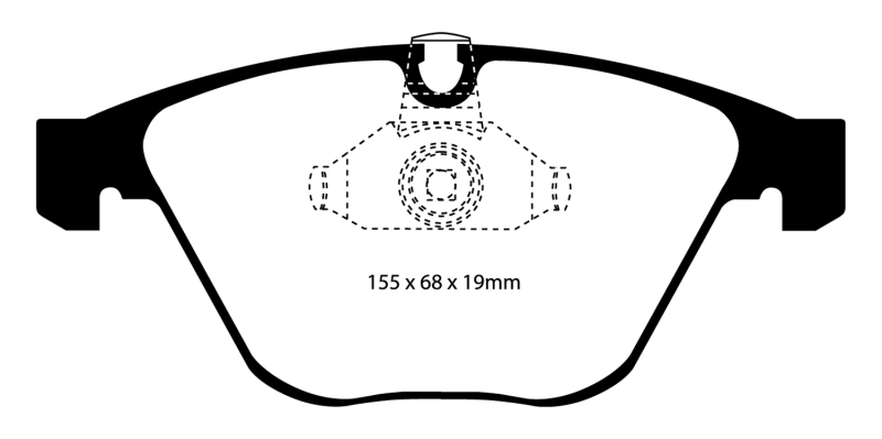 Bluestuff Front Brake Pads - For 08-10 BMW M3 4.0 (E90) - Click Image to Close