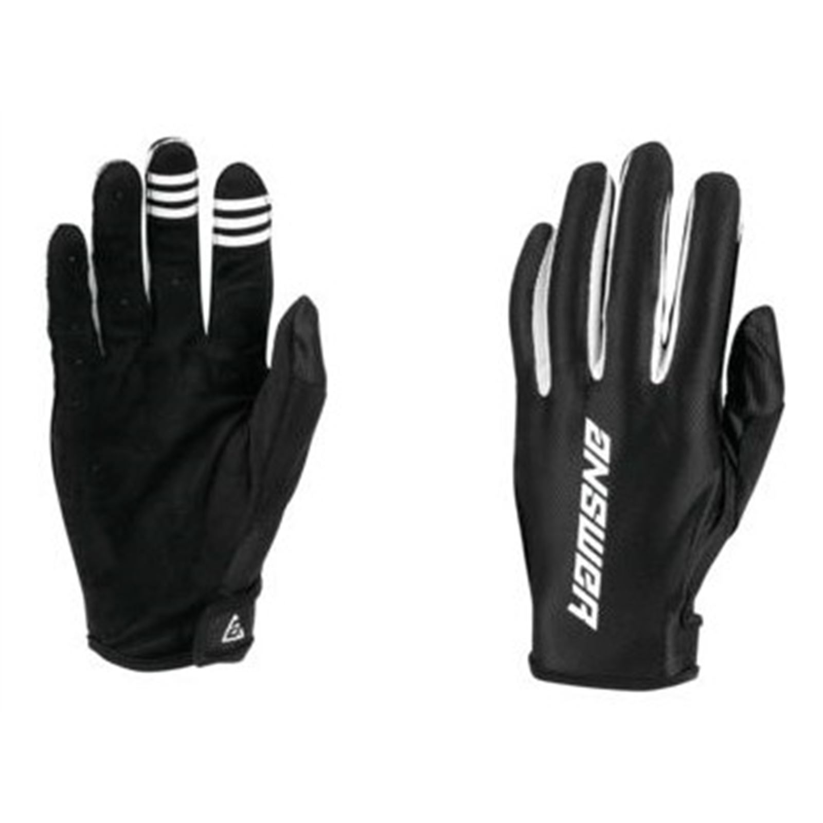 Answer Ascent Glove Black/White Youth - XL - Click Image to Close