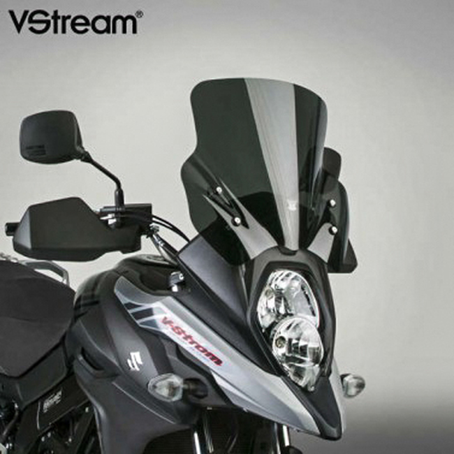 V-Stream Windscreen Dark Grey - For 17-18 Suzuki V-Strom - Click Image to Close