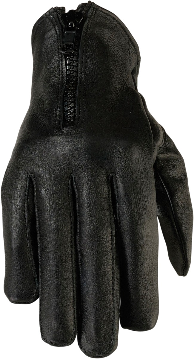 Z1R 7mm Gloves Women's Small Black - Premium goatskin motorcycle gloves for women - Click Image to Close