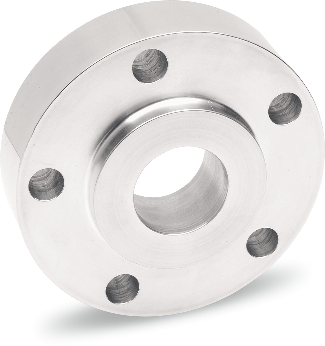 Drag Specialties Rear Pulley Spacer Polished Billet Aluminum - Spacer for wide rear tire installation - Click Image to Close