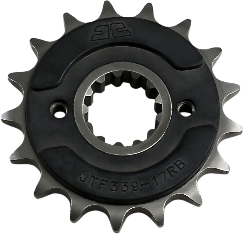 Front Steel Countershaft Sprocket w/ Rubber Damper - 17 Tooth 530 - Click Image to Close