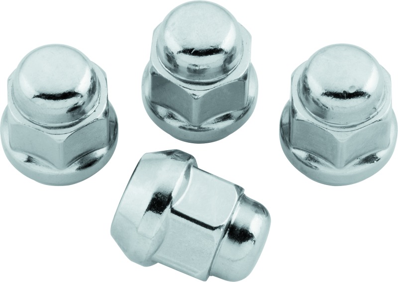 QuadBoss Chrome Lug Nuts 12x1.25 17mm OD Set of 4 - Click Image to Close