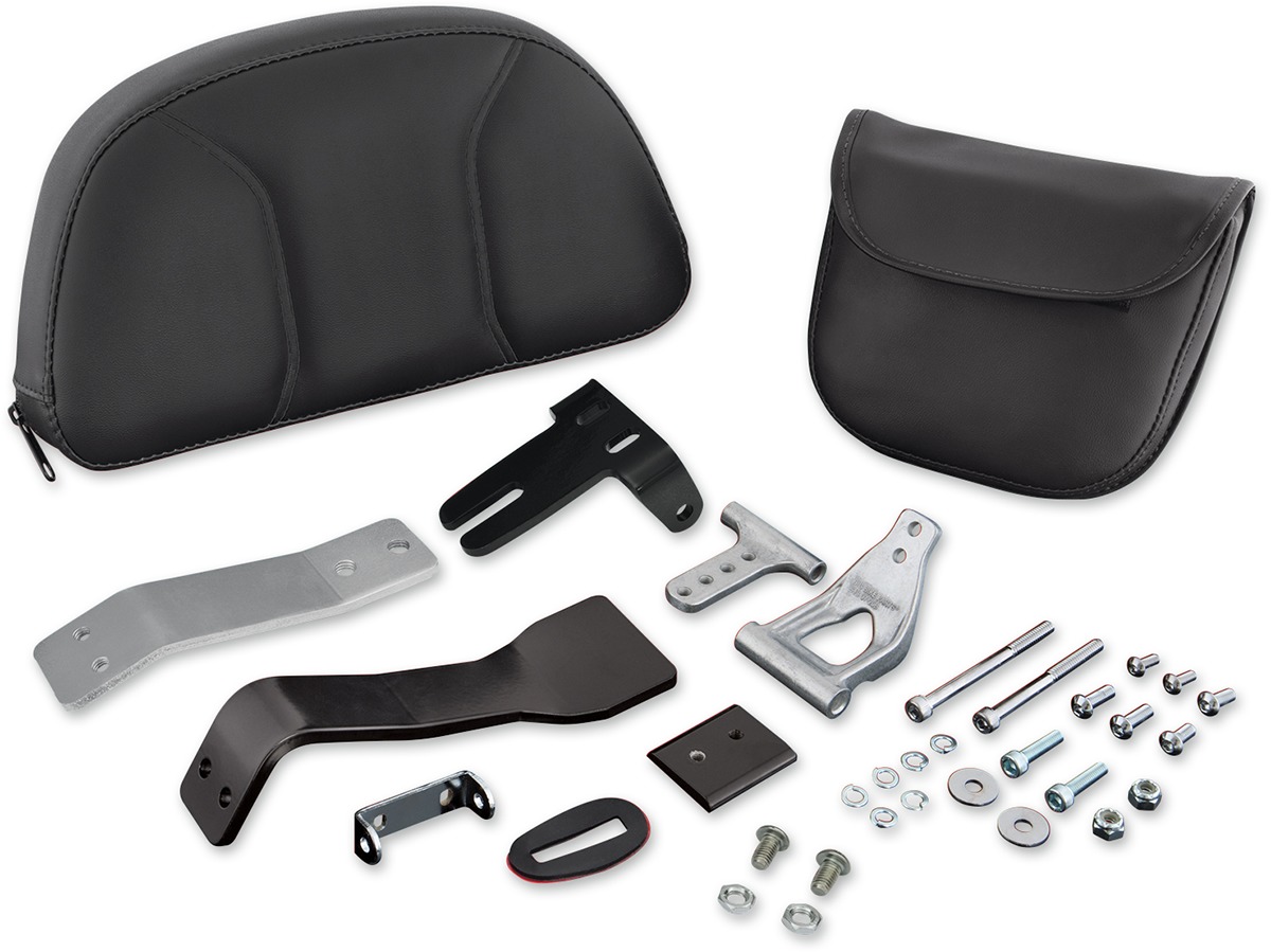 Show Chrome Smart Mount Backrest Black Fits Can-Am - Click Image to Close