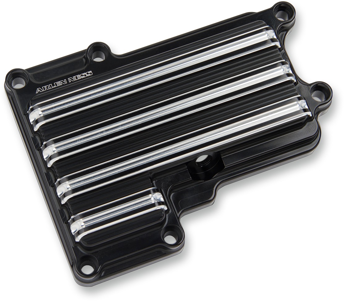 Arlen Ness 10-Gauge Transmission Top Cover Contrast Cut - Click Image to Close