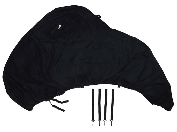 40 BELOW Snowmobile Cover Economy Black Polyester - Economy snowmobile cover, custom fit, black - Click Image to Close