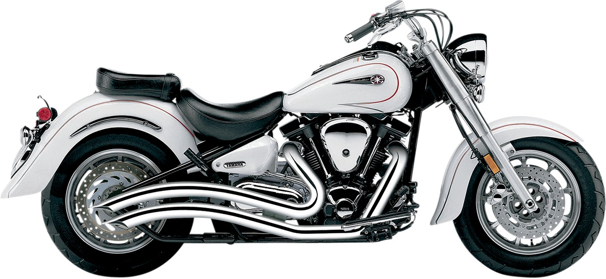 Speedster Swept Full Exhaust - 99-07 Yamaha Road Star 1600 & 1700 - Click Image to Close