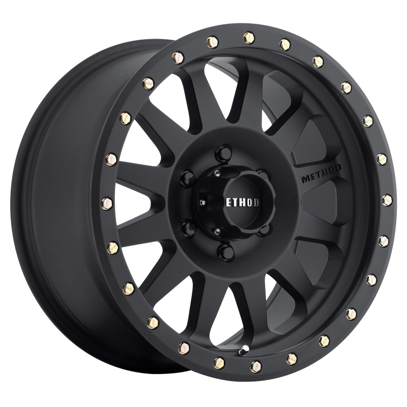 MR304 Double Standard 18x9 +18mm Offset 6x5.5 108mm CB Matte Black Wheel - Click Image to Close
