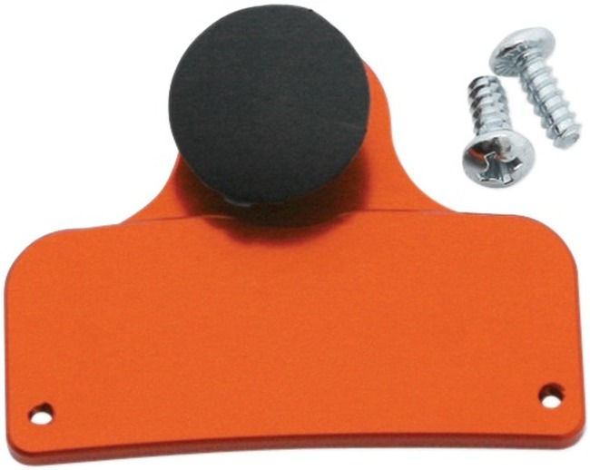 Hour Meter Mount for KTM - Anodized Orange - Click Image to Close